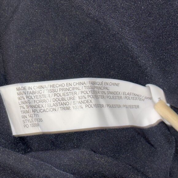 NWT Eloquii Blue Blazer Suit white Lace Jacket Career Business Travel   Size 18 - Picture 9 of 11